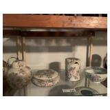 MIsc Oriental Decor Ginger Jar, etc (1 damaged)