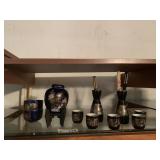 Ceramic Sake Set, Ginger Jar, etc