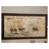 Wall Decor Horse Racing