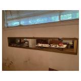 Vintage MCM Long Wall Mirror