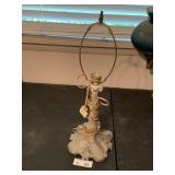 Vintage Metal Table Lamp (heavy)