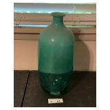 Blenko Art Glass? Green Vase Decor