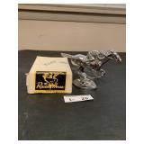 Vintage Racing Horse Jockey Hood Ornament