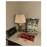 Table Lamp & Misc Decor