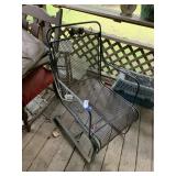 Wrought Iron Patio Rocker Bounch Chair