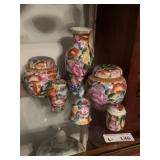 Chinese Style Ginger Jars, Vase, etc