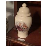 Ceramic Ginger Jar Victorian-Style
