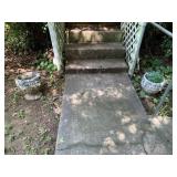 (2) Concrete Planters (front yard)