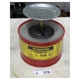 Justrite Plunger Can