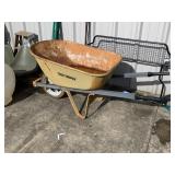 Metal True Temper Wheelbarrow