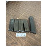 (5) Metal Magazines