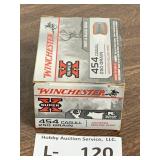 Winchester 454 Casull 250gr JHP