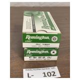 (2) Boxes Remington 40 S&W 180gr FMJ
