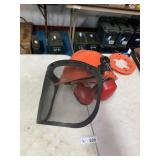 Forestry Safety Helmet w/Mesh Face & Ear Muffs