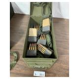 Metal Ammo Can Cal. 30 Ball KM2 w/En-Bloc Clips