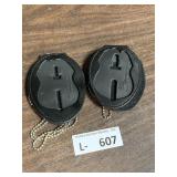 (2) Leather Perfect Fit Shield Wallet