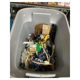Plastic Tote - Misc Hardware, etc
