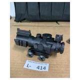 Tactical Rifle Scope Featuring  Tri-Illumination