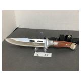 NOS Ozark Mountain Knife & Sheath A02