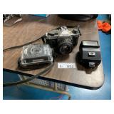 Canon AE-1 Program Camera w/Flash & Snap Sights