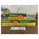 (3 Boxes) Remington 30-06 Sprg Accelerator 55gr