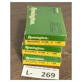 (3 Boxes) Remington 12ga 3' 1 Buck