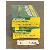 (2 Boxes) Remington 30-06 125gr SprgFld