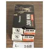 (2 Boxes) Monarch 308 WIn 150gr SP