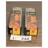 (2 Boxes) Browning BPR 22LR BPRHP 40gr