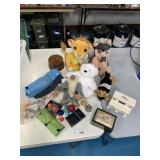 Plush Animals, Music Boxes, etc