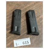 (2) Sig Sauer Magazines