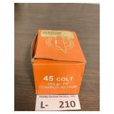 Tennessee Cartridge 45 Colt 250gr FP Cowboy Action