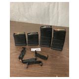 4) AR Magazines 7.62 x 51 (2 Loaded)