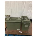 (2) Plastic Ammo Can (stock pic) condition vary