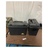 (2) Plastic Plano Ammo Can (stock pic) condition v