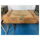Wood Military Ammo Crate