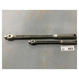 (2) Craftsman Flex Head Breaker Bar