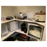 MIsc Small Kitchen Appliances in Pantry