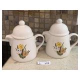 (2) California Pottery? Ceramic Teapots