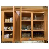 MIsc Dishes Upper Cabinet Right of Stove