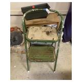 Antique Metal Step Stool