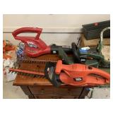 Electric Hedge Trimmers & Leaf Blower