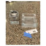 MCM Pukeberg Glasbrik? Lighter & Ashtray