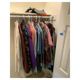 Womens Clothes in Closet