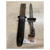 Vintage Bayonet & Sheath