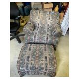 King Hickory Arm Chair & Ottoman
