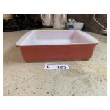 VIntage Pink Pyrex Dish 222