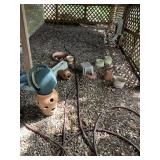 Waterhouse, Water Can, Flower Pots - Under Porch