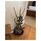 Metal Floral Sculpture