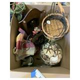Box of Misc Decor
